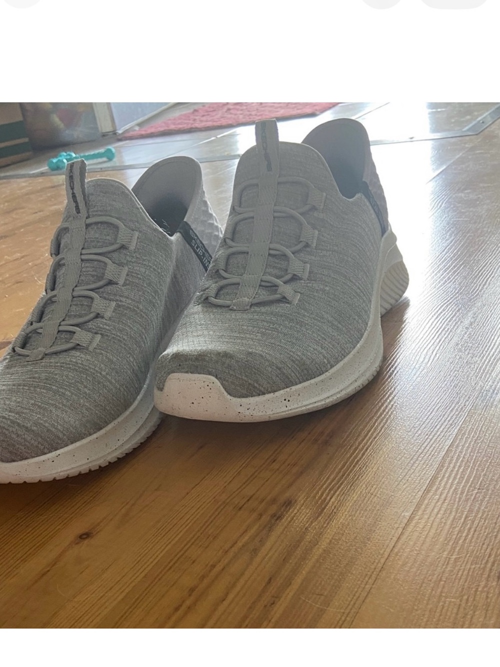 Athletic Slip-On Women’s Sneakers - Light Gray